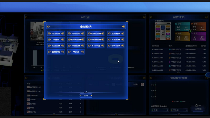 智慧食堂食品溯源系统